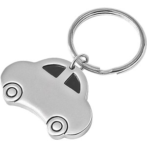 Brelok metalowy Auto, srebrny