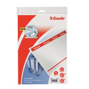 ETYKIETA WYMIENNA DO SEGREGATORA ESSELTE 59X192MM 10 ARKUSZY 20822