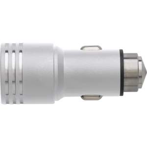 Ładowarka samochodowa USB, młotek bezpieczeństwa