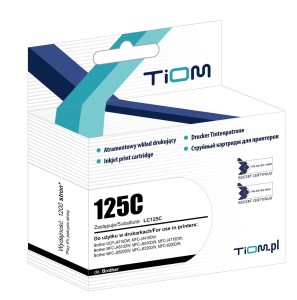 Tusz Tiom do Brother LC125C | DCP-J4110 | cyan
