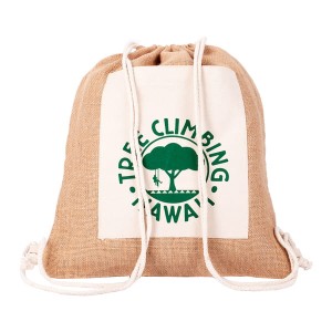 Plecak jutowy Eco-Pure, brązowy