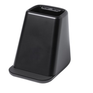 Ładowarka bezprzewodowa 15W, 2 wyjścia USB, pojemnik na przybory do pisania, stojak na telefon