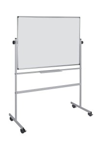 TABLICA SUCHOŚ.-MAGN. BI-OFFICE 120X90CM OBROTOWA MOBILNA LAKIEROWANA RAMA ALU.