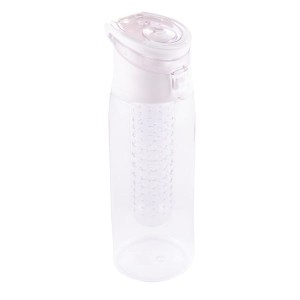 Bidon Mint 700 ml, biały/transparentny