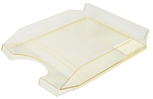 SZUFLADA OFFICE PRODUCTS PRZEZROCZYSTA ŻÓŁTA