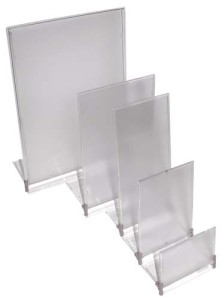 TABLICZKA INFORMACYJNA PANTA PLAST 15X23CM STOJĄCA 0403-0008-00