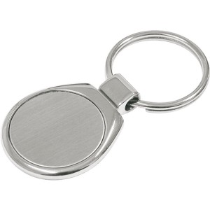 Brelok metalowy Metal Promo, srebrny
