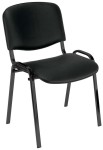 KRZESŁO STACJONARNE ISO BLACK V-04 CZARNE