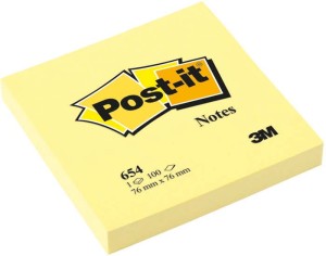 NOTES SAMOPRZYLEPNY POST-IT 76X76MM 654