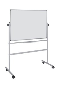 TABLICA SUCHOŚ.-MAGN BI-OFFICE 150X120CM OBROTOWA MOBILNA LAKIEROWANA RAMA ALU.