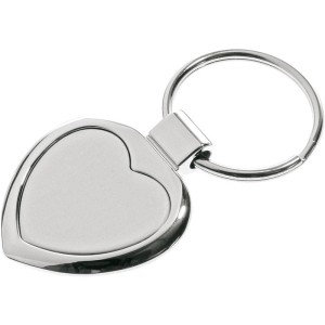 Brelok metalowy Stout Heart, srebrny