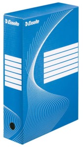 PUDŁO ARCHIWIZACYJNE ESSELTE BOXY 100 MM NIEBIESKIE  128421