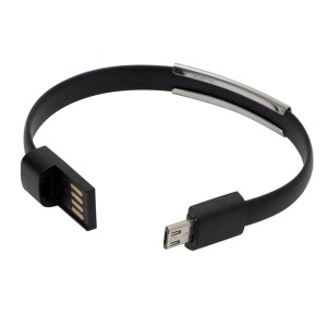 Kabel USB Bracelet, czarny