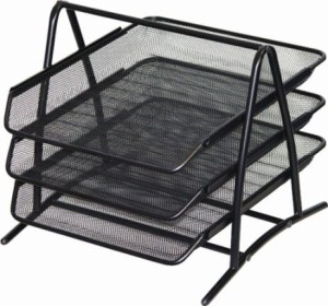 SZUFLADA LEVIATAN 3 SZUFLADKI CZARNA METALOWA  007610