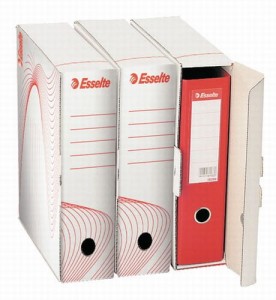 PUDŁO ARCHIWIZACYJNE ESSELTE NA SEGREGATORY 345X90X295 MM  10024