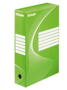 PUDŁO ARCHIWIZACYJNE ESSELTE BOXY 100 MM ZIELONE  128424
