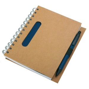 Notes 120x180/70k linia Eco, granatowy/beżowy