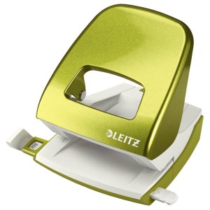 DZIURKACZ LEITZ 5008 METALICZNY ZIELONY