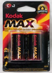 BATERIA KODAK LR14 MAX KC-2 30952836 LR14/2 BLISTER  30952836
