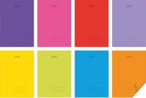 ZESZYT A5 60K KR. HERLITZ COLORS OKŁADKA PP TRANSPARENTNA 9562034