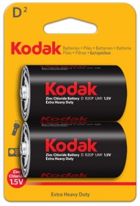 BATERIA KODAK R20  KDHZ-2  30946385 R20/2 BLISTER 30946385