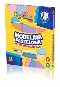 MODELINA ASTRA 12 KOLORÓW PASTELOWA